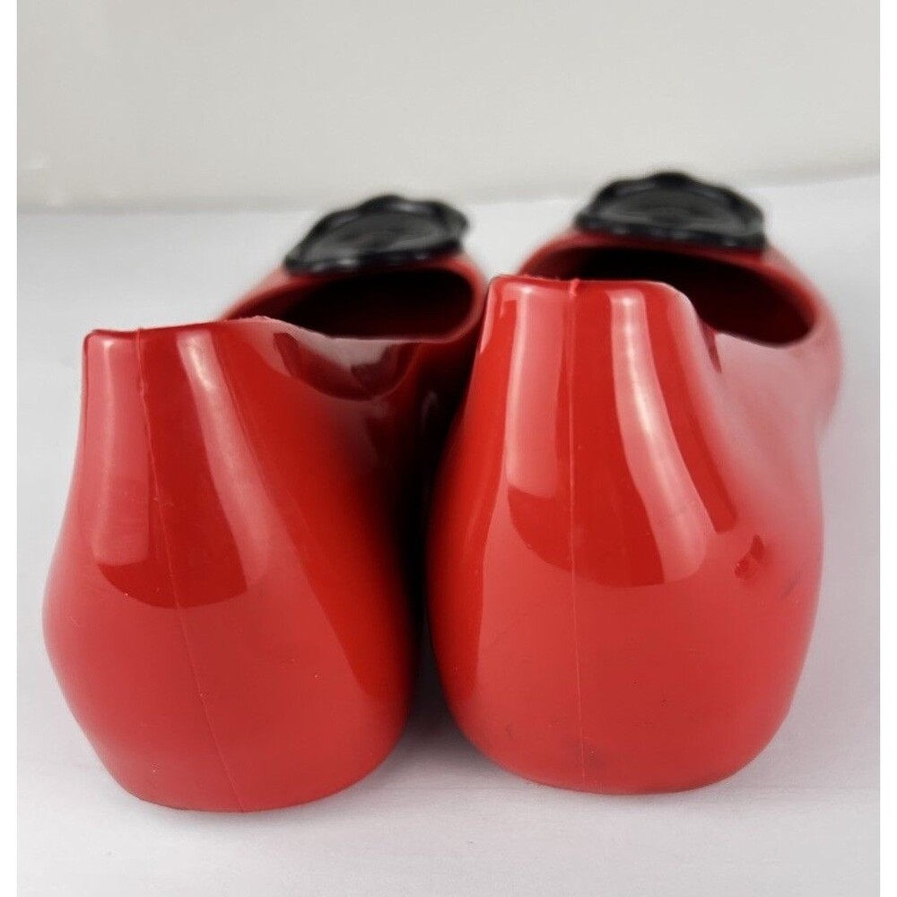 Vivienne Westwood Anglomania + Melissa Ballet Flats Red Size 7 jelly Orb Y2k - Picture 5 of 8